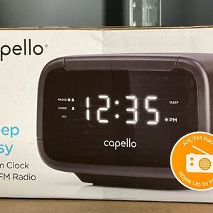 Capello Sleep Easy Clock with AM/FM Radio